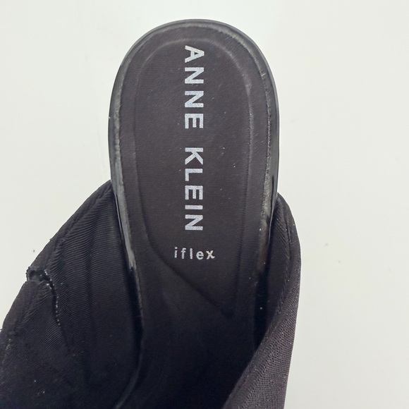 Anne Klein Black Kitten Heels Mules Size 8 - Picture 14 of 16